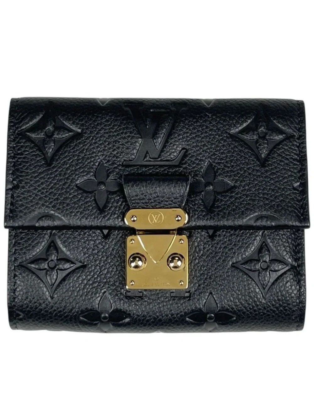 Louis Vuitton Portefeuille Metis Compact Monogram Empreinte Noir Wallet
